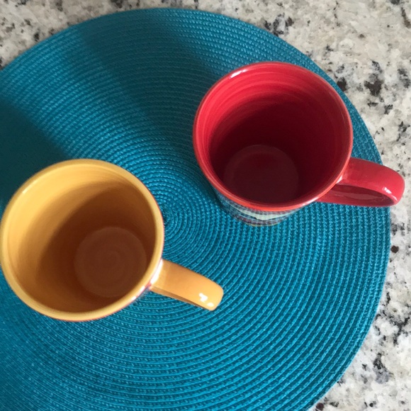 2 Euro Ceramica Mugs/Cups Aztec Pattern - Picture 3 of 7